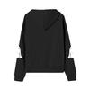 Women's Fashion Casual Long Sleeve Solid Color Hooded Sweatshirt Tops