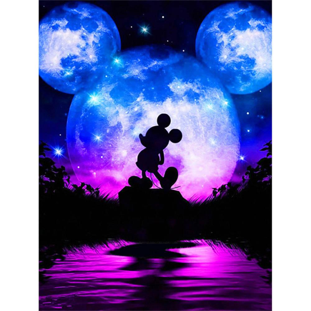 Disney Castl Diamond Painting Mickey Mouse Cross Stitch Minnie Mouse Full Round Embroidery Cartoon Mosaic New Arrival Home Decor