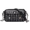 Punk Style Women Bag with Rivet Women Messenger Bags with Chain Shoulder Bag Female Cross Body Purse