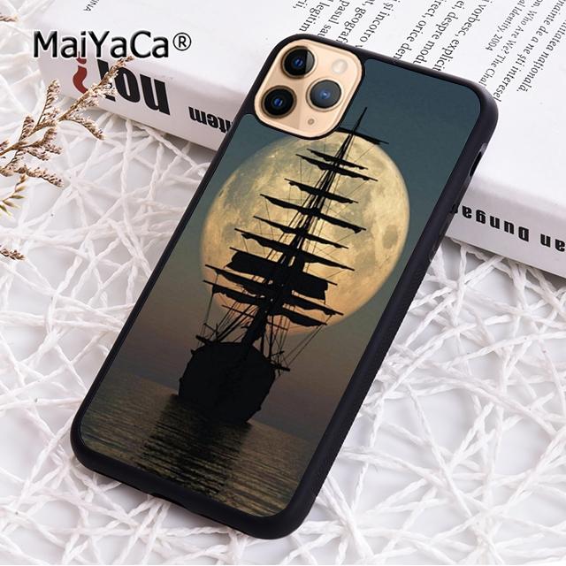 MaiYaCa Sailing Ship Boat Colorful Phone Case Cover For iPhone 17 Air 16 15 Plus 11 12 13 14 Pro Max  Coque