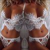 Ladies Sexy Lace Underwear Set Transparent Hollow Bra Set Sexy Langerie Babydoll Ladies Bikini Panty Set Sexy Lingerie Set