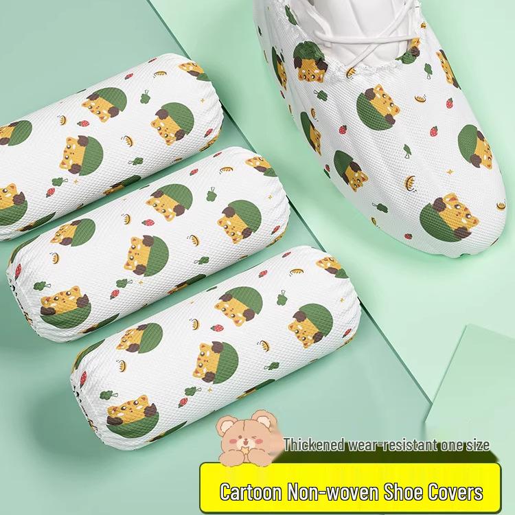 Disposable Shoe Covers - Thickened Non-Woven, Wear-Resistant, Ideal for Indoor Use In Computer Rooms or by Students.