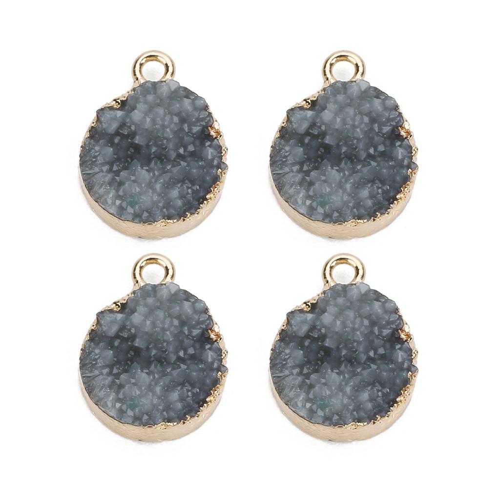 5Pcs/lot Resin Imitation Crystal Cluster Charms Colorful Pendant for Jewelry Making Accessories DIY Necklace Earrings Bracelet