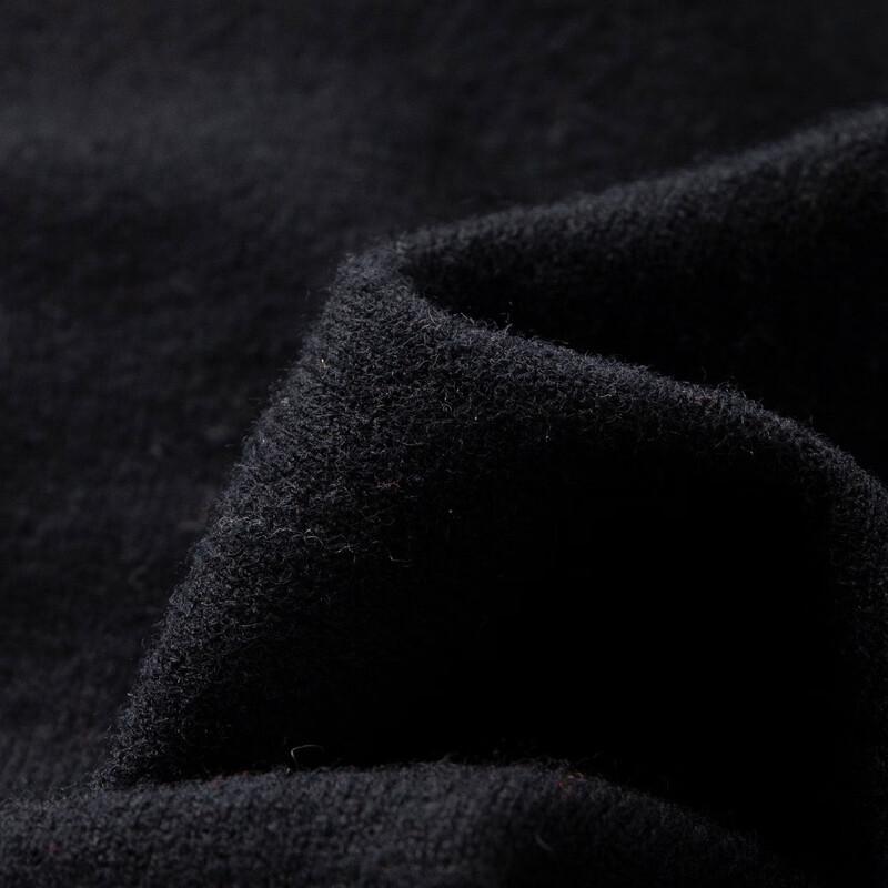 TUHUANG Damen Pullover aus reiner Wolle mit Lochmuster als Basisschicht