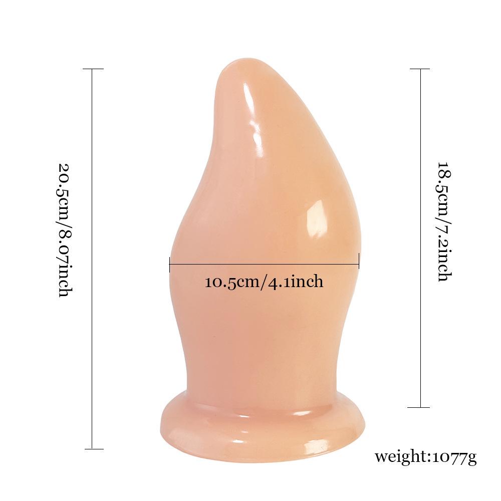 Heavy Duty Short Thick Anal Plug - Large Stimulator for Men & Women