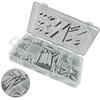 200 Pieces Spring Set with Various Sizes of Metal Tension Compression and Hook Springs in a Plastic Storage Box for DIY Projects