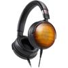 Audio-Technica ATH-WP900 Headphones: Wired, Closed-Back, High-Resolution Audio Compatible, Wooden...