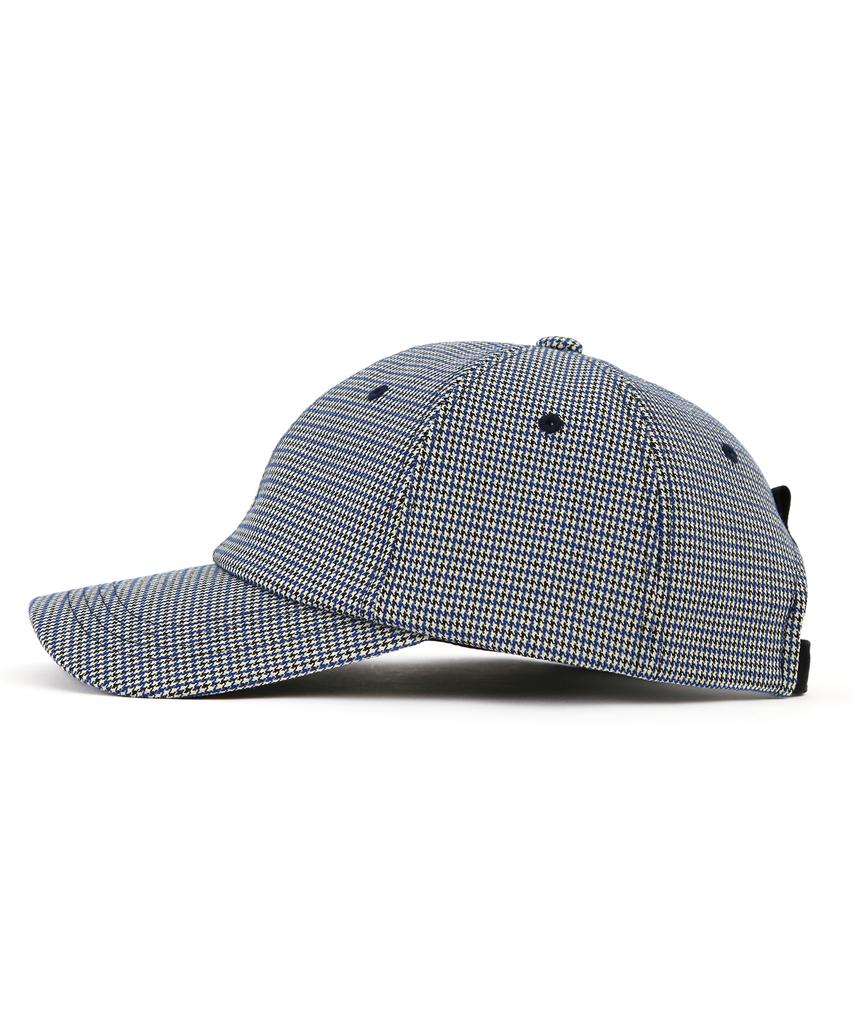 Eondeokeonteulol Check Pattern Ball Cap Multy Hound / Authentic Blue