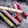 50pcs Zip Seals Ice Popsicle Bags With Silicone Funnel Ice Lolly Bag Homemade Ice Cream Bags  Yogurt