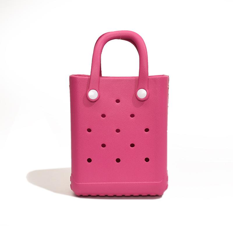 I Kleine Strandlochtasche, lässige Umhängetasche, Handtasche, wasserdichte und verlustsichere Reise-I-Geleetasche.