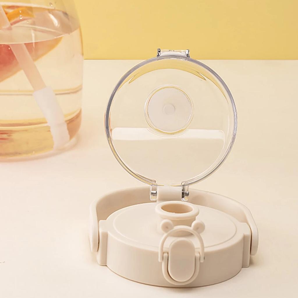 1pc - Large capacity water bottle with straw and rope, suitable for outdoor activities, travel, fitness training