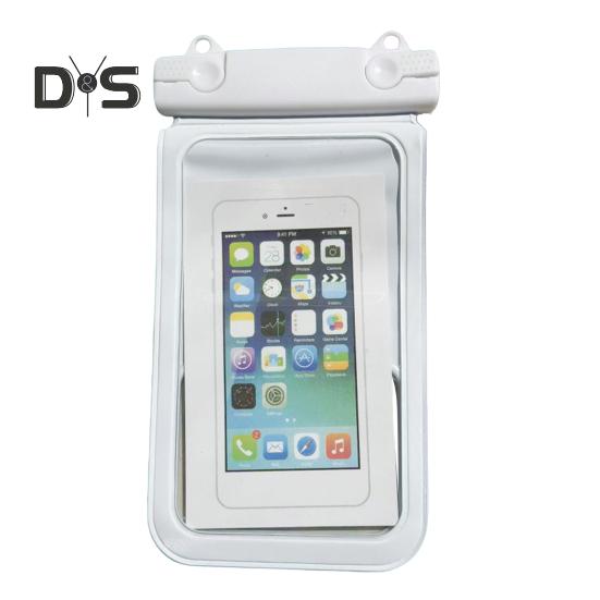 

Водонепроницаемый чехол для мобильного телефона, прозрачный подводный держатель для телефона, защитный универсальный чехол для мобильного телефона с шейным шнурком для пляжа, бассейна белый