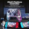 Wireless Switch Pro Controller for Nintendo Switch/Lite/OLED/Windows/iOS/Android, 7-Color Adjustable RGB Lighting