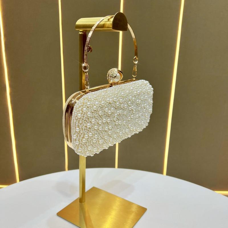 Evening Party Pearl Handbag, Single Shoulder Chain Crossbody Bag, Noble Lady Handbag