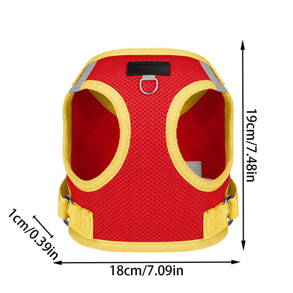 Haustiergeschirr Leicht Weich Verstellbar Atmungsaktiv Für Welpen Kleine Hunde Spazierengehen Laufen Training Wandern Jagen Spazierengehen
