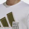 T Shirts Men's White Crew Neck Moderate Straight Fit GV5159