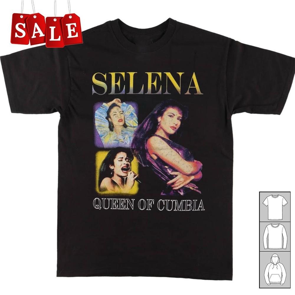 

New Selena Quintanilla Queen Of Cumbia Gift For Fans Unisex S-5XL Shirt OS383 Unisex T-Shirt XXXXL