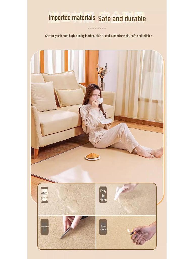 Graphene Electric Floor Heating Pad - Portable, Household Carbon Crystal Carpet for Living Room