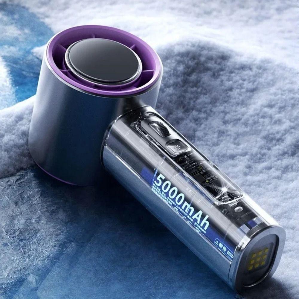 Handheld Turbo Fan Led Display Handheld Rechargeable Fan High Speed Fan Electric Air Duster  Car