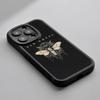 Cool fashion Badd Omens band poster Phone Case For iPhone 16 15 14 13 12 11 Plus Pro Max Lambskin Silicone Cover black
