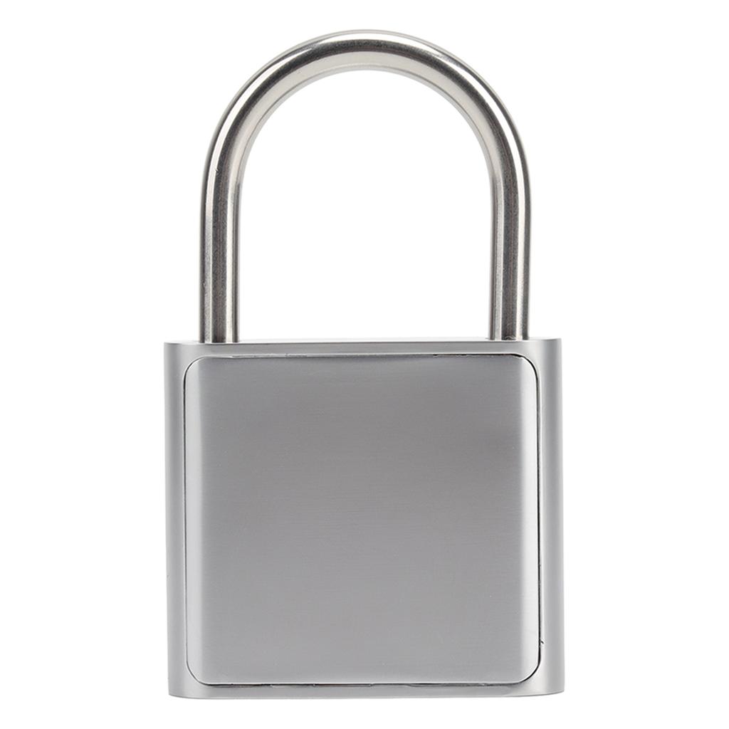 Fingerprint Padlock 0.5S Unlock Waterproof Hold 10 Fingerprints USB Interface Thumbprint Padlock with 3 Color Light for Luggage