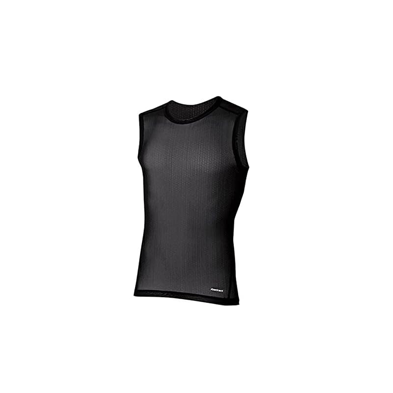 [Finetrack] Drylayer Cool Sleeveless (Men's) / FUM0825 (JP, Alphabet, M, BK)