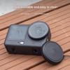2pcs Silicone Front Lens Caps with Antiloss Lanyard for ACTION 6 Camera Lens Cover Protector Against Scratches and Dust