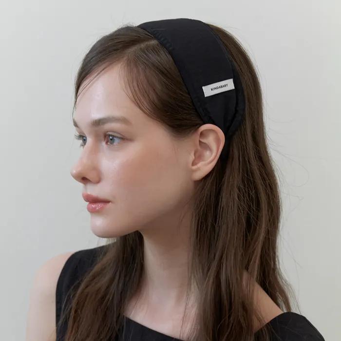 Daily Basic Wide Headband - Black