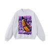 Unisex Streetwear Hoodie With Vintage Washed Graphic Print Loose Fit Cotton Long Sleeve Pullover