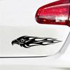 Benutzerdefinierte Autoaufkleber DIY Kit Adler Flamme Muster Reflektierende Roller Coole Aufkleber Logo Reflektierende Styling 2 Stk