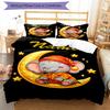 3pcs Custom Name A Elephant Bedding Set Duvet Cover Closure Includes 1 Duvet Cover & 2 Pillowcases, Soft and Comfortable for All Seasons.