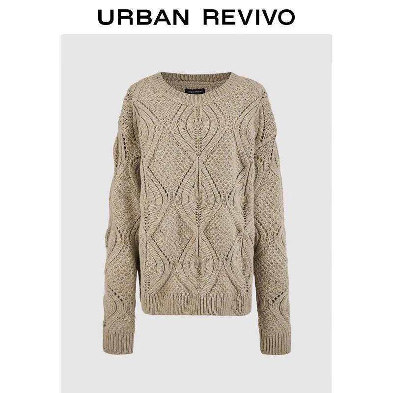 

Женский трикотажный свитер UR в стиле ретро меланж S