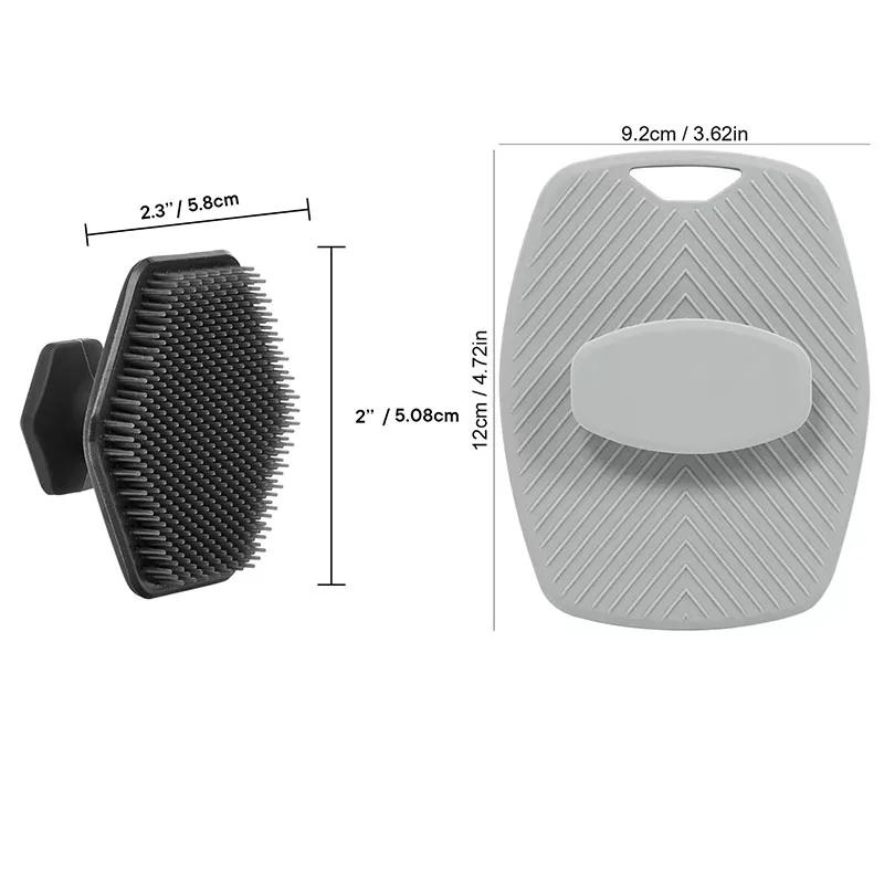 Silicone Cleaning Brush Facial Cleaning Scrubber Silicone Miniature Face Deep Clean Shave Massage Face Scrub Brush Beauty Shower