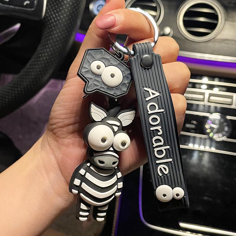 

Креативный мультяшный брелок в виде слона: Милый кулон с выпученными глазами и брелок для сумки Single OPP Bag Packaging