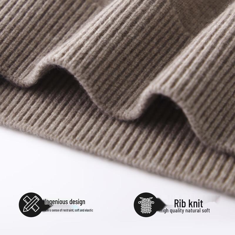 Sugiyama Men's 100% Wool Warm Round Neck Pullover Sweater