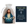 Pocket Hug Jesus Gift Blessing Jesus Prayer Figurine with Card Christian Pocket Hug Keepsake Religious Faith Ornament for Christian Gifts