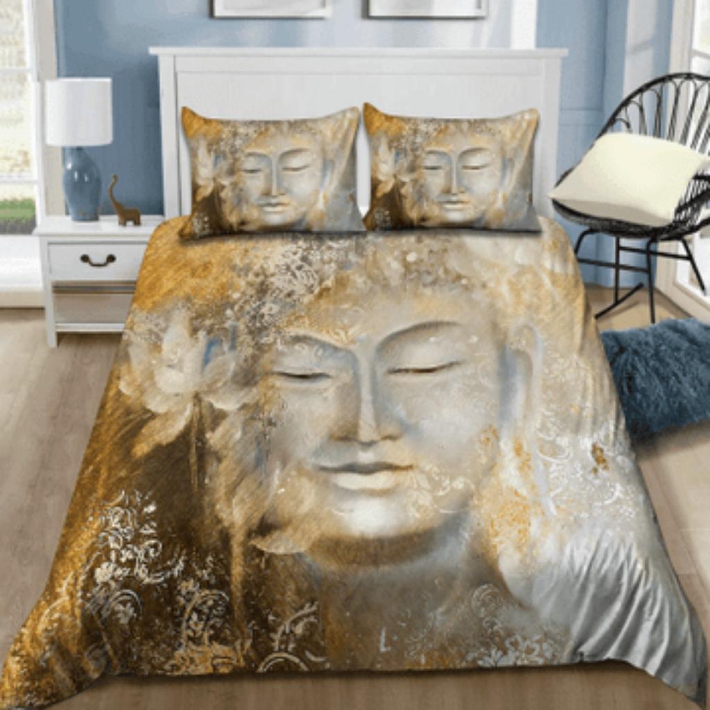 Ágytakarók Tmarc Tee Buddha Otthoni Ágynemű ágytakaró huzatkészlet