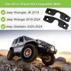 Sun Visor Repair Kit, Compatible With Jeep Wrangler JK, JL, JT Gladiator 2018-2024, Aluminum Alloy Sun Visor Driver Side Replacement, Used For