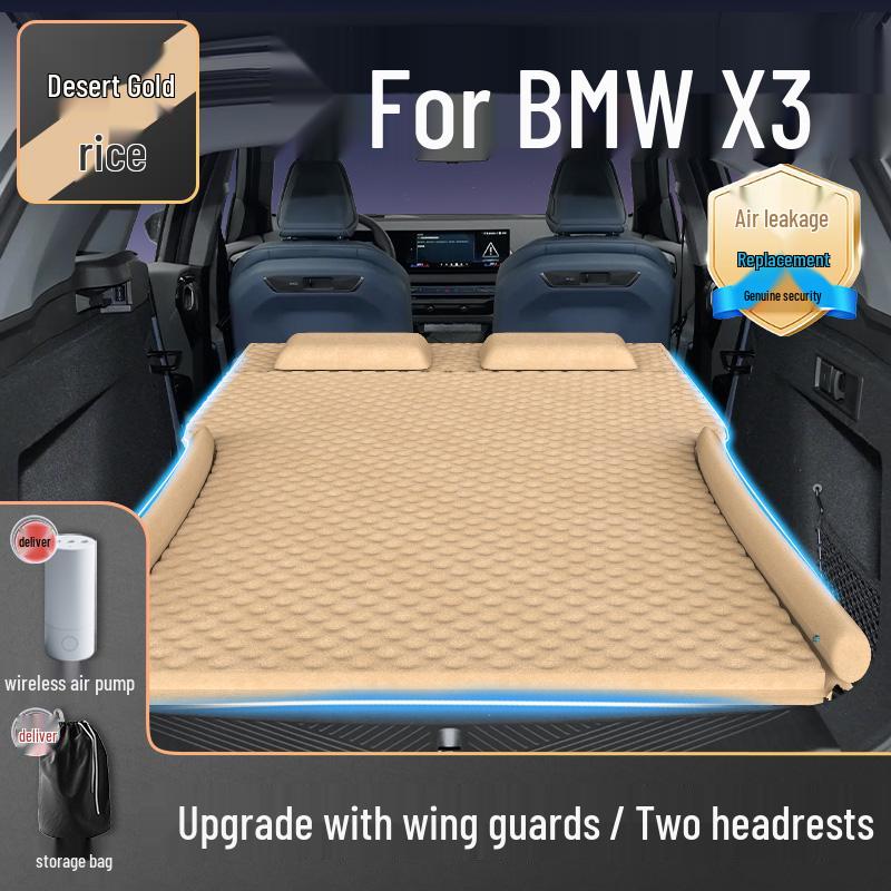 BMW X3 Rücksitz aufblasbare Kofferraum-Bettmatte & Luftkissen