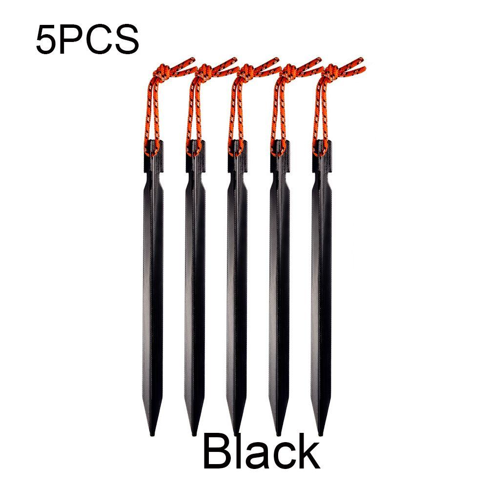 5/10pcs 18cm Ultralight Strong Red Triangular Camping Hiking Tent Peg Stakes Stake Nail 5pcs