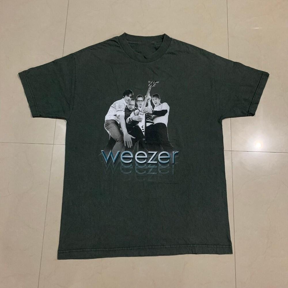 Weezer Band Live In concert Black Shirt Unisex Concert S5XL R367 XL