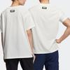 Adidas Outdoor Round Neck Pullover Sports Short Sleeve T-Shirt Unisex Tops Bright-White HB8914