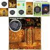 Elegant Solar Lantern Led Light For Outdoor Use With Stylish Hat And Garden Decor