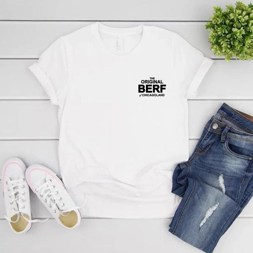 The Original Berf of Chicagoland T-shirt TV Show Gift Bear Richie Carmy Tee Kortärmade Grafiska T-shirts Streetwear Toppar