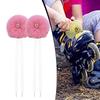 2 Pieces Kids Skates Laces Balls with Bells for Outdoor Activities Roller