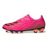 adidas X Ghosted .2 Biqueira Redonda Cadarço HG (Tachas curtas de borracha) Chuteiras de Futebol Duráveis Masculinas Chuteiras de Futebol Rosa FY7270