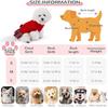WOYYHO Small Dog Sweater Dress with Bowtie Dogs Clothes Sweater Pleated Skirt with Leash Hole Puppy Winter Outfit Dog Pullover Knitwear Puppy