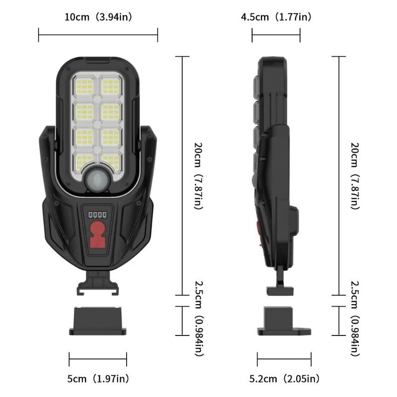 

66COB Светодиодные солнечные фонари для улицы с датчиком движения, солнечные прожекторы, водонепроницаемые, на солнечной батарее, охранные точечные настенные светильники для сада LED