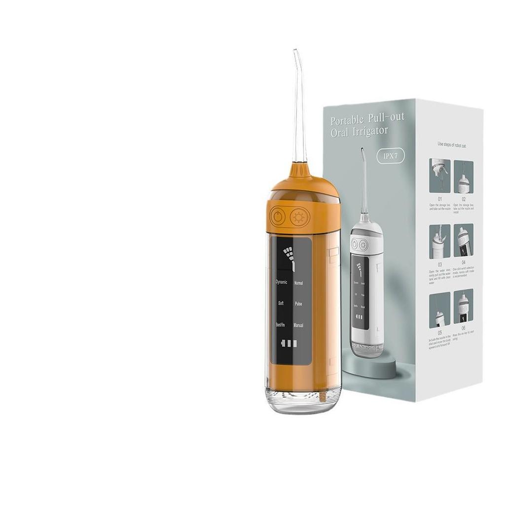 Portable 6-Speed Water Flosser for Oral Cleaning and Tooth Whitening, Model L13