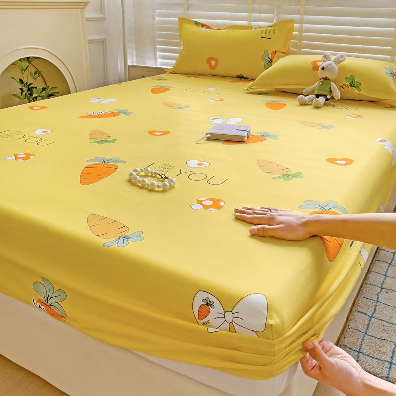 Bed Sheets Cute Animals Fitted Sheet Non Slip  Bedspread With Elastic Band Mattress Cover (no Pillowcase) Double Bed Sheets
